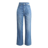 Women Jeans Loose Slimming Drape