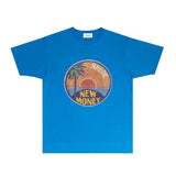 Rhude T Shirts Printed Trendy Pure Cotton