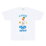 Casablanca T Shirts Fashion Print Street