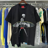 Godspeed T Shirts Skateboard Skull Junior Print Cotton Casual Short Sleeve Men and Women