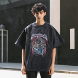 Mens Vintage T Shirt Short Sleeve T-Shirt Men's and Women's