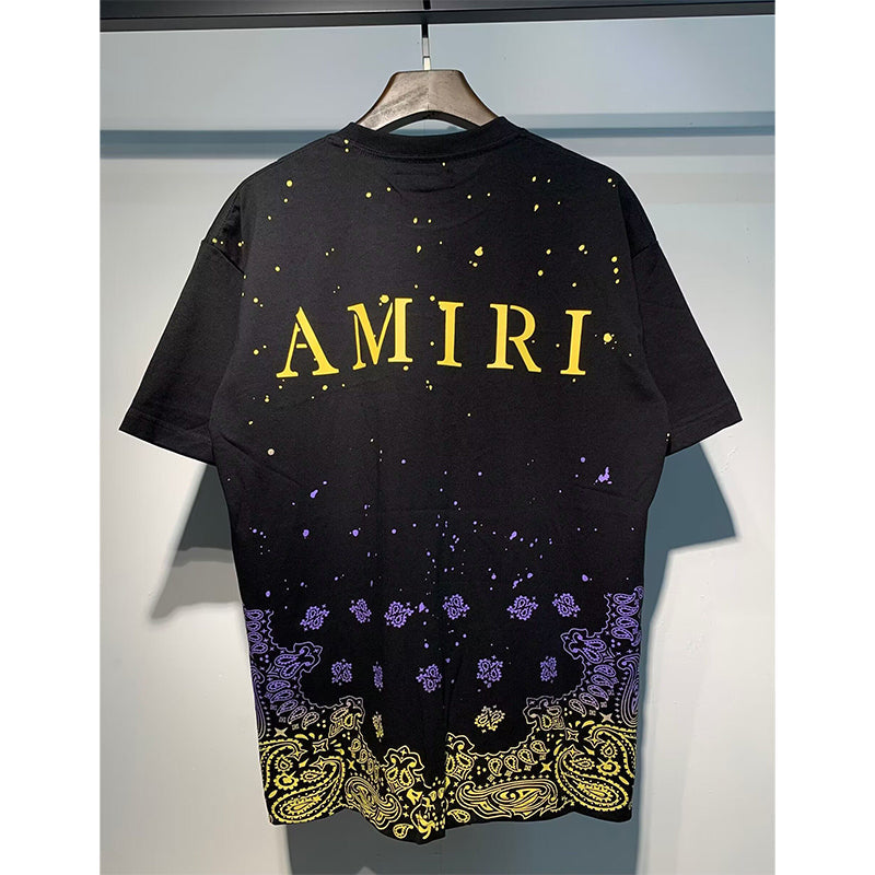 Amiri T Shirts Fashion Print Couple High Street