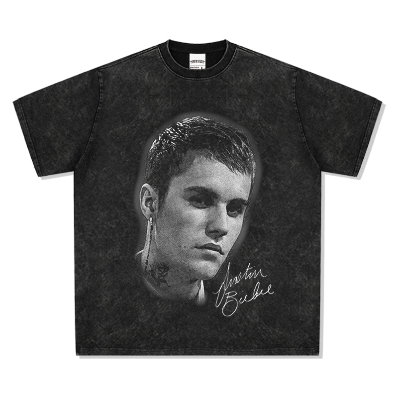 Justin Bieber Big Head T-Shirt