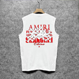 Amiri tank top bone print
