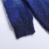 Off Ow Whtie Ombre Mohair Loose Sweater