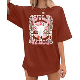 Western Shirts Women Wild West T Shirt Rodeo Cowgirl Outfits