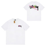 Stuss Women's Short-sleeved T-shirt Heavy Cotton
