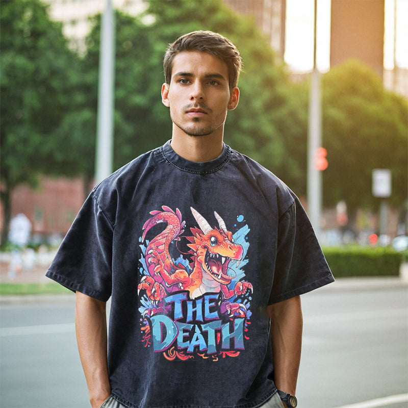 Mens Vintage T Shirt Cartoon Print