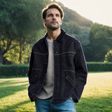 Mens Jacket Boys Jacket Men Loose Spring and Autumn