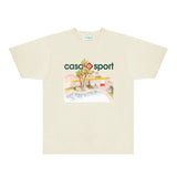 Casablanca T Shirts Fashion Print Street