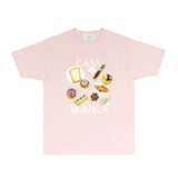 Casablanca T Shirts Fashion Print Street