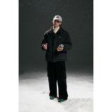 Unisex Coat Loose Winter Cotton Dress Stand Collar