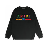 Amiri Long Sleeved Shirt Printed Trendy Pure Cotton