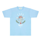 Casablanca T Shirts Fashion Print Street