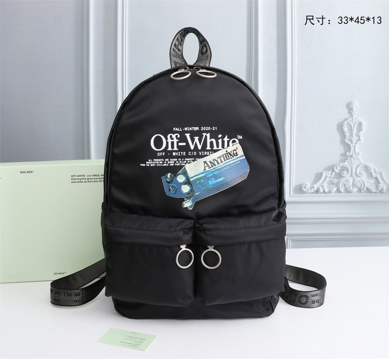 Off White Bag Casual Outdoor Convenient Tote Bag