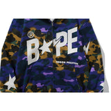 Bathing Ape Hoodie Shark Head Star Camo Sweater