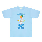 Casablanca T Shirts Fashion Print Street