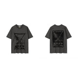 C.e t shirts printing pattern round neck pullover short sleeve men and women
