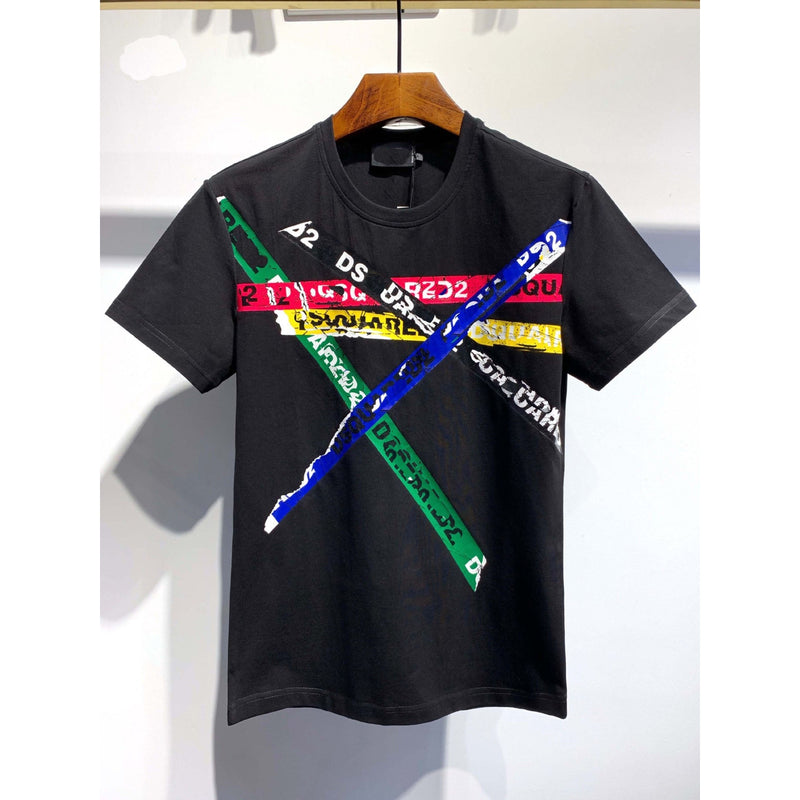 Dsq2 T Shirt Casual Sports Printed Short Sleeve Summer Men