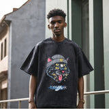 Mens Vintage T Shirt Old Short Sleeve T-Shirt Men