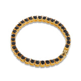 Bracelet Hip Hop Rhinestone Alloy Bracelet Colored Rhinestone Tennis Bracelet St. Valentine's