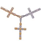 Jewelry Square Circle Large Zircon Cross Pendant CrossPendant St. Valentine's Royalty