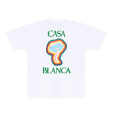Casablanca T Shirts Fashion Print Street
