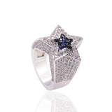 Rings Zircon Ring Sapphire Pentagram Ring St. Valentine's