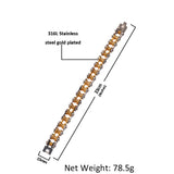 Bracelet Stainless Steel Bracelet Trend Bike Bracelet Spectrum