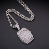 Jewelry Zircon Dial Pendant Vintage Fashion Pendant Necklace Spectrum St. Valentine's