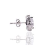 Earrings Zircon Square Earrings Spectrum St. Valentine's