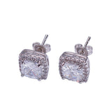 Earrings Zircon Square Earrings Spectrum St. Valentine's
