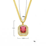 Jewelry Hip Hop Stone Pendant Delicate Claw Set Zircon Pendant Royalty Jesus Pieces