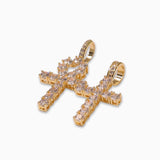 Jewelry Copper with Zircon Cross Zircon Anhe Pendant Spectrum Royalty Crosses