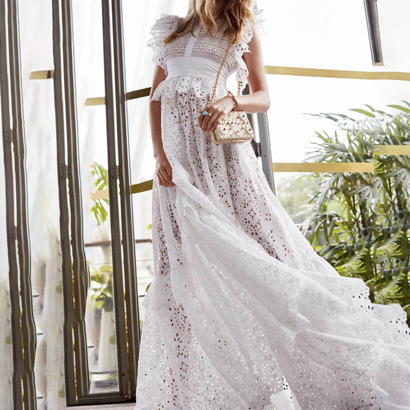 Bohemian Dress Slimming Hollow Sexy Dress