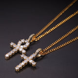 Jewelry Copper with Zircon Cross Zircon Anhe Pendant Spectrum Royalty Crosses