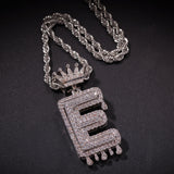 Jewelry Hip Hop Zircon Letter Pendant Fashion Sweater Word Up Spectrum