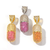 Jewelry Pendant Copper Zircon Necklace St. Valentine's Spectrum Royalty