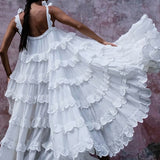 Bohemian Dress Vacation Style Sling Dress