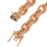 Bracelet Hip Hop Say Cross Bracelet Copper Zircon hiphop Spectrum Crosses