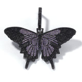 Jewelry Zircon Butterfly Pendant Necklace Vintage Fashion High Sense Animal Spectrum