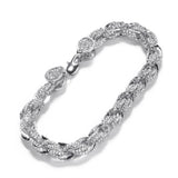 Bracelet Diamond Alloy Bracelet Twist Cord Chain St. Valentine's Spectrum