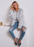 Women Fur Jacket Fashion Plush Coat