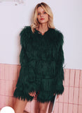 Women Fur Jacket Fashion Plush Coat