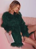 Women Fur Jacket Fashion Plush Coat