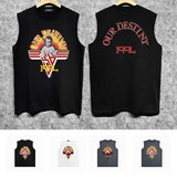 Amiri tank top oil painting girl printing