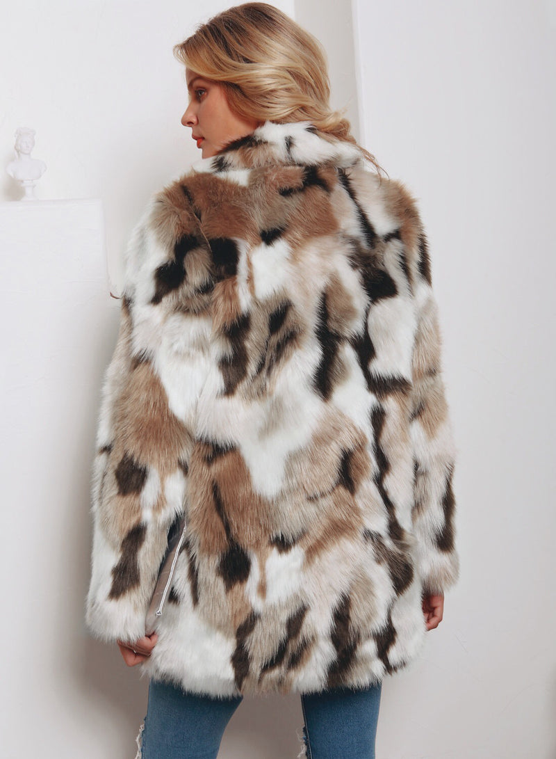 Women Fur Jacket Fashion Fur Coat