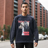 Mens Vintage Long Sleeve Shirt Long Sleeve T-Shirt Men and Women