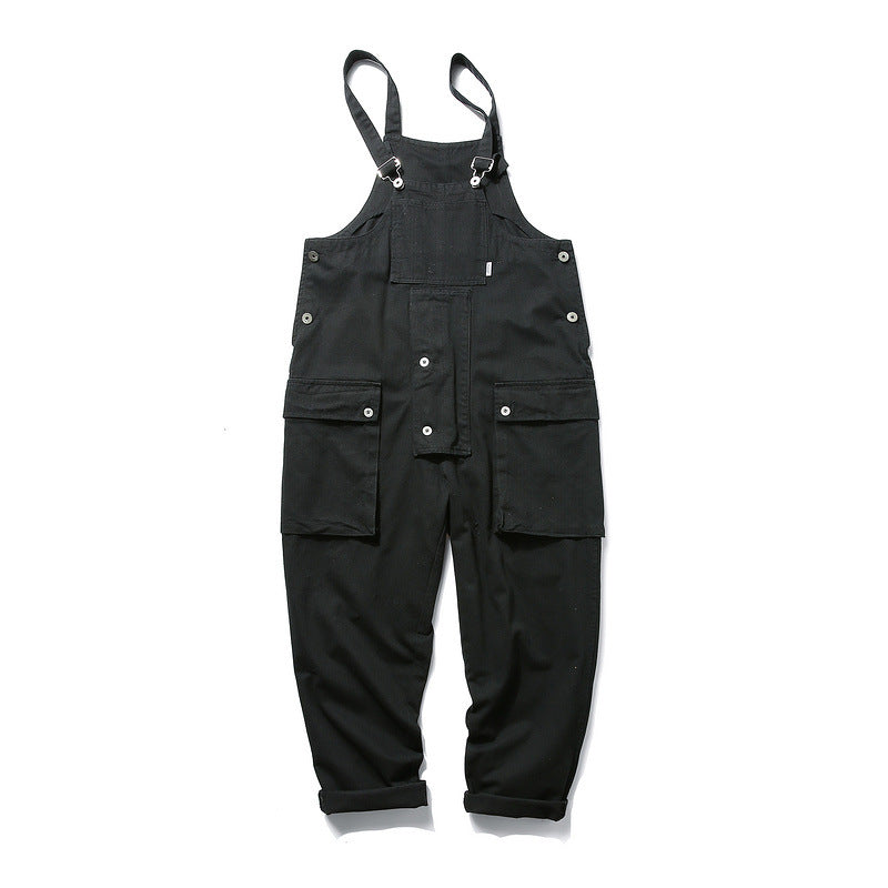 Cargo Pants Vintage Suspender Pants