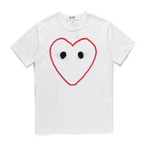 CDG Be Kind T Shirt Autumn and Winter round Neck Cotton for Men and Women